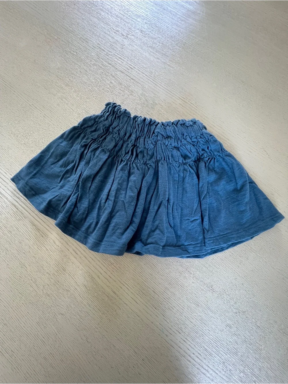 MAISON ME Girls Smocked Waist Mini Skirt 100% cotton 5Y